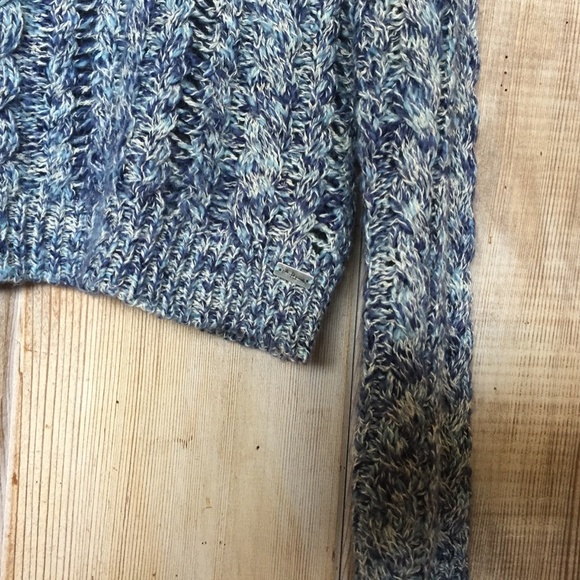 Denim & Supply Blue Marled Pullover Sweater M - Picture 3 of 8